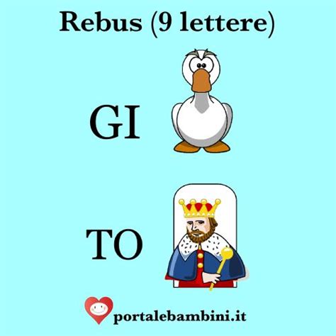 Rebus Per Bambini Facili E Difficili Portalebambini It