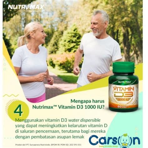 Nutrimax Vitamin D3 1000 IU Lazada Indonesia