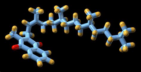 Vitamin K1 Molecular Model Photograph By Dr Mark J Winter Fine Art America