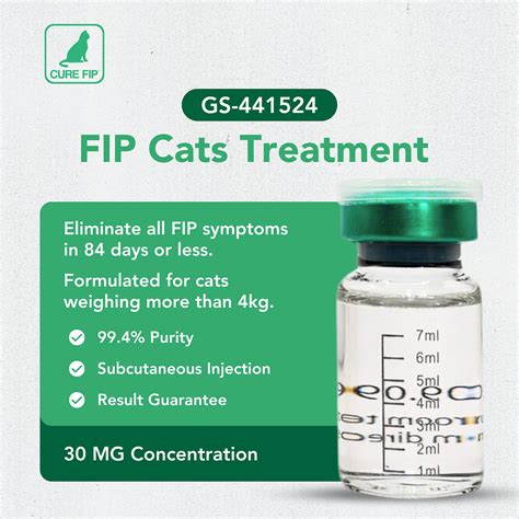 GS 441524 30mg Ml 8ml CURE FIP GCC