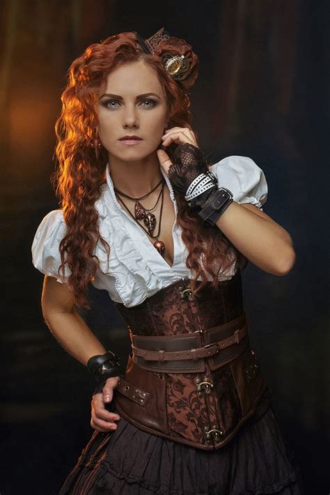 Steampunk | Look cowtry feminino, Roupas steampunk, Fantasias femininas