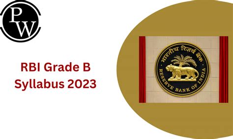 RBI Grade B Syllabus 2023 Revised Syllabus And Exam Pattern