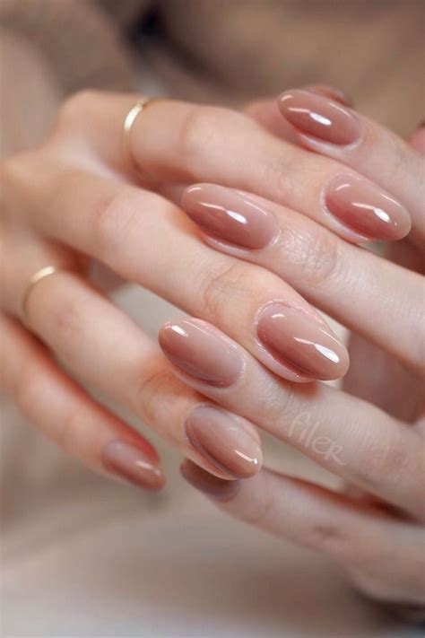 Top Beautiful Ideas For Elegant Nude Nails To Wear All The Time