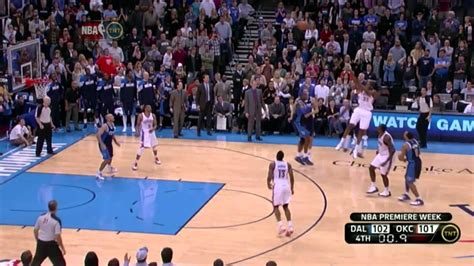 Kevin Durant Sick Game Winning Three Vs Mavericks Dec 29 2011 Youtube