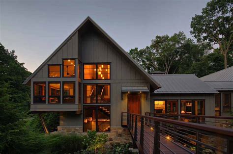 Beautiful Bridge House Suspended Across A Ravine In Ohio