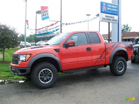 2010 Molten Orange Tri Coat Ford F150 Svt Raptor Supercab 4x4 31079902 Car