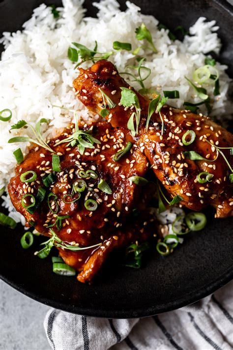 Braised Garlic Gochujang Chicken Legs Cooking With Cocktail Rings