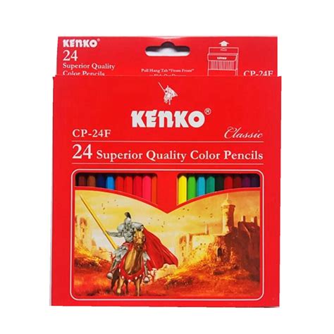 Pensil Warna Kenko Cp 24f Color Pencil 24 Warna 1pack Lazada Indonesia