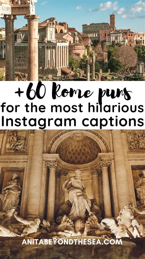 +60 Funny Rome puns for your Rome Instagram captions