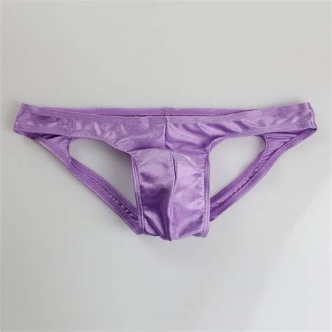Nylon Men Ice Silk Bikini Underwear Mens Thong Seamless Panties Breathable Low Waist U