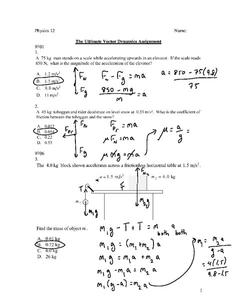 Sample Practice Exam 2019 Questions And Answers Physics 12 Name The