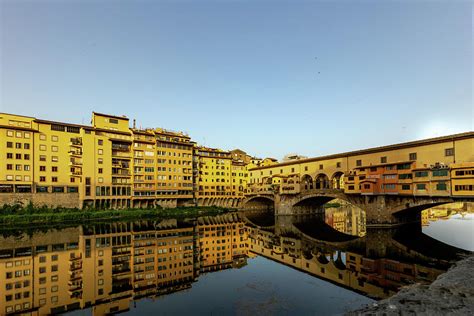 Reflections Of The Ponte Vecchio Photograph By Carmen Daccurso Fine