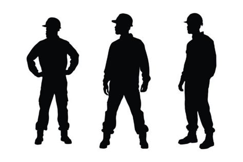 Male Mason and Worker Silhouette Bundle Graphic by iftikharalam ...