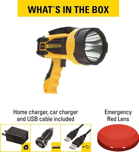 Linterna Led Ultrabrillante Recargable De Iones De Litio Stanley