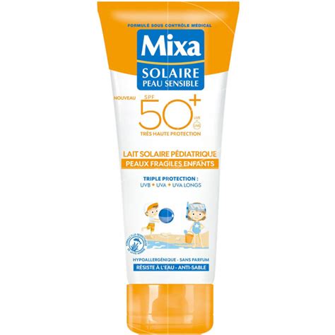 Mixa Solaire Lait Solaire P Diatrique Peaux Fragiles Enfants Spf