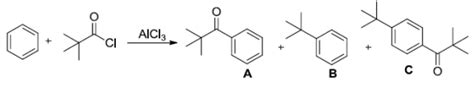 Solved In A Friedel Crafts Acylation Of Benzene And T Bucocl Chegg