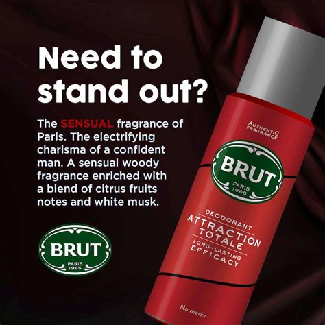 Brut Attraction ToTale Deodorant Body Spray 200ml Henry Hunter