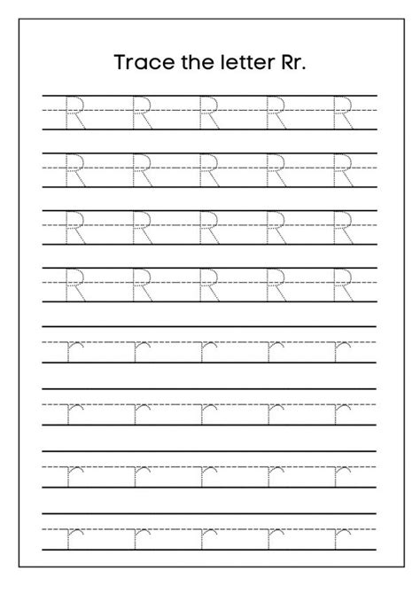 Free Letter R Dot Worksheets Printable Pdf