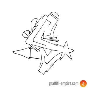 Graffiti Letter G Wildstyle