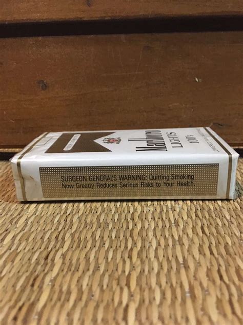 Marlboro Lights 100s Filter Cigarette Soft Pack By Philip Morris Inc