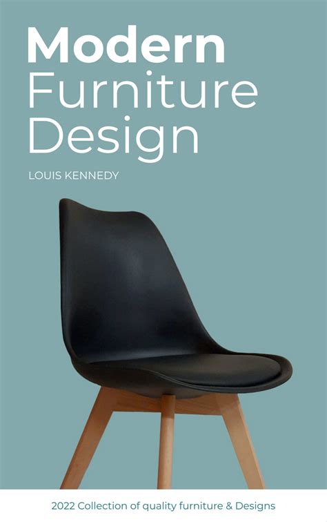 Simple Modern Furniture Design Book Cover Book Cover Template