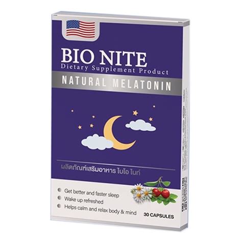 NATURAL MELATONIN BIO NITE | Shopee Thailand