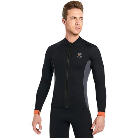 DIVE SAIL MEN 3MM Neoprene Wetsuit Jacket Top Scuba Diving Wet Suit