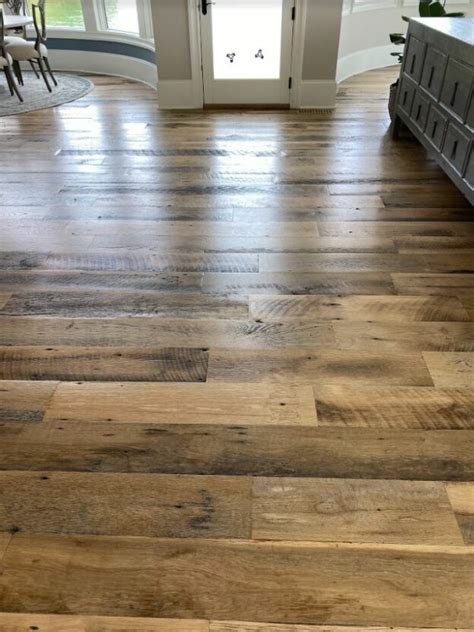 Original Face Skip Planed White Oak Flooring Southend Reclaimed