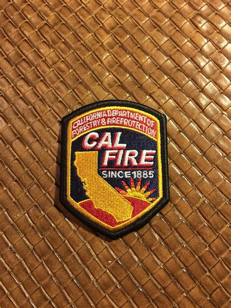 Cal Fire Department Of Forestry And Fire Protection Hat Patch Etsy