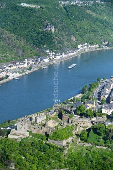 Luftbild Sankt Goar Burg Rheinfels Auf Dem Schlossberg In Sankt Goar