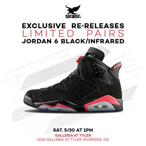 Jordan Retro 6 Infrared Black Los Angeles Restock - Cop These Kicks