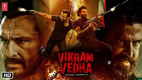 Vikram Vedha Hindi Full Hd Movie Trailer Review Hrithik Roshan