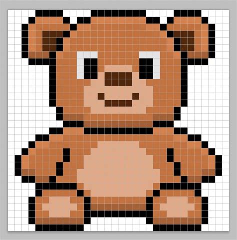 How To Make A Pixel Art Bear Mega Voxels