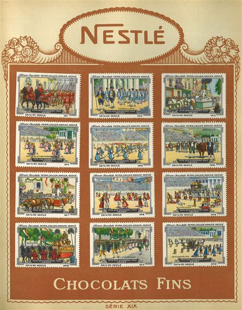 Chocolats PCKN Album Timbres Nestlé Serie XIX Album Timbre Flickr