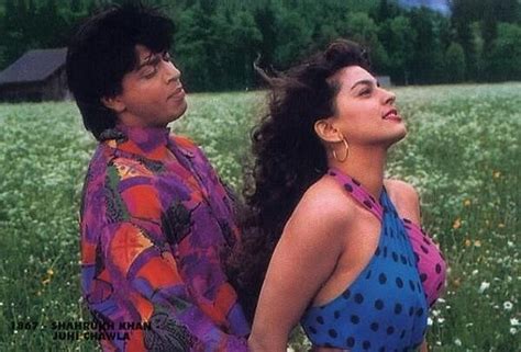 Shah Rukh Khan And Juhi Chawla Darr 1993 Juhi Chawla Shah Rukh