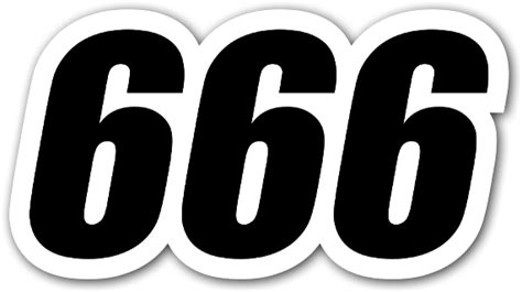 666 Number Devil Sign Tarot Png