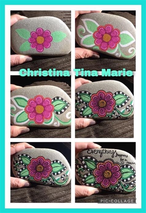 Pin By Susan Atwood On Painted Rocks Rock Painting Flowers Rock