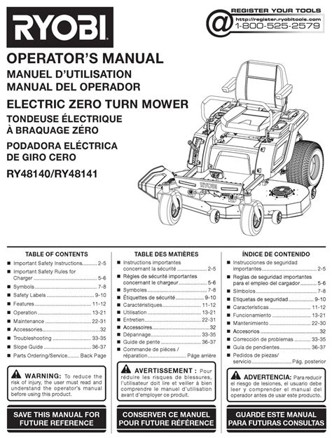 Ryobi Expand It Manual