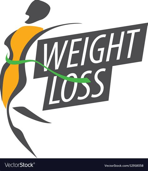 Weight loss logo Royalty Free Vector Image - VectorStock