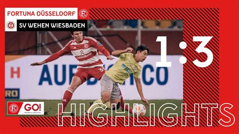 Highlights Fortuna D Sseldorf Vs Sv Wehen Wiesbaden