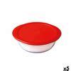 Fiambrera Redonda Con Tapa Cuisine Cook Store X X Cm Rojo