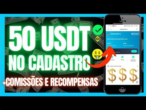 Novo App Pagando Usdt No Cadastro Mais Comiss O Por Tarefas E