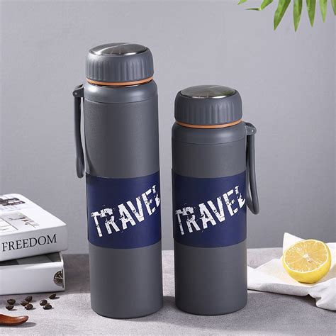 800ml 1000ml Large Capacity Stainless Steel Portable Flask Insulated