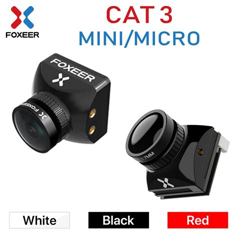 Foxeer CAT3 Micro Mini FPV กล ้ อง Low Latency Low Noise 1200TVL 0 ...
