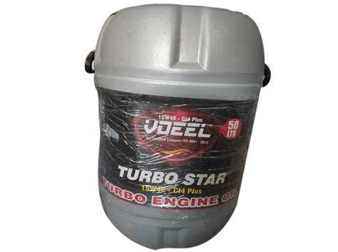 Vdeel Turbo Star Engine Oil Grade 15w40 Ci4 Plus Unit Pack Size 50