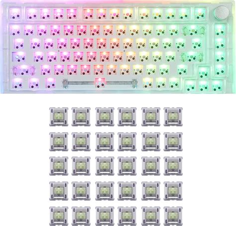 Amazon EPOMAKER Next Time Skyline Hot Swappable Wired Gaming Keyboard DIY Kit With