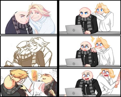 Gru and Dru Reacts to Gru x Dru Fanarts by Crimsonata69 on DeviantArt