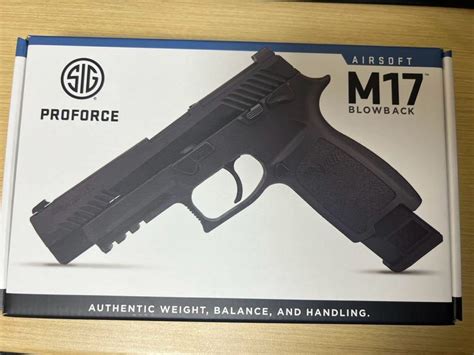 Sig Sauer シグザウワー 国内正規品 Proforce M17 Co2 Gbb Co2ガス ガン本体 Bk ブラック 全長210mm Jasg認定 ガスガン ｜売買されたオークション