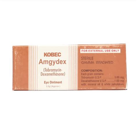 Amgydex Eye Ointment 3 5g Meditech Diagnostic International