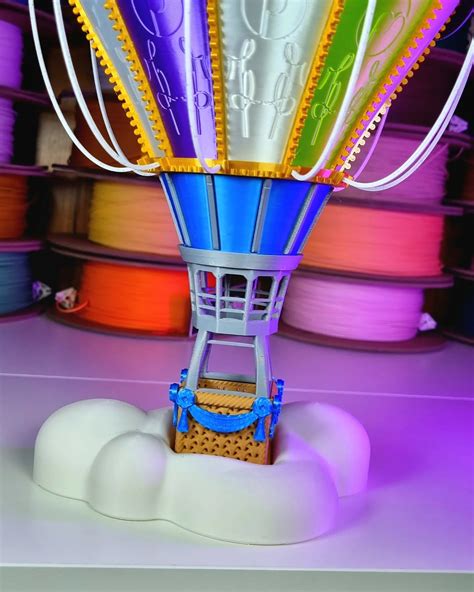 D Printing Hot Air Balloon LampCults